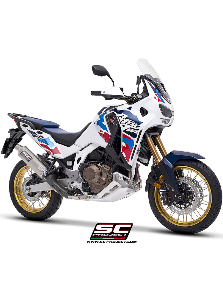 Tłumik motocyklowy SC-Project Rally Raid Honda CRF 1100 L Africa Twin (24-) tytan