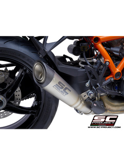 Tłumik SC-Project S1 Titanium / Stainless Steel Black (Slip on) - KTM 1290 Super Duke R [20]