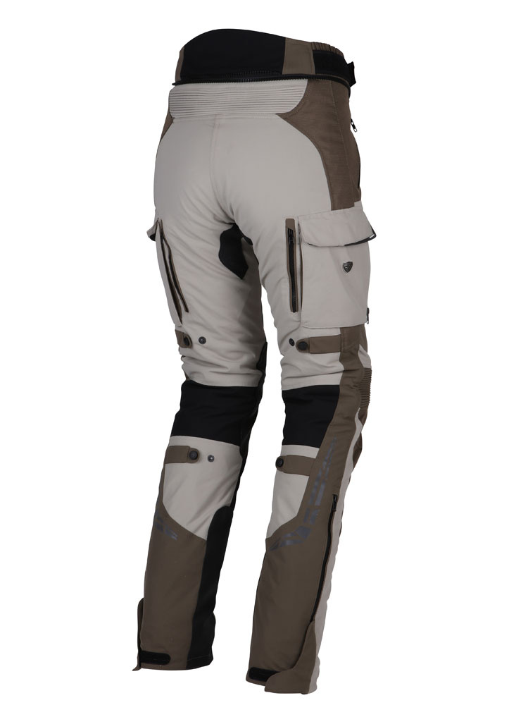 Spodnie motocyklowe damskie tekstylne Modeka Panamericana II piaskowo-khaki