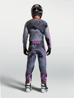 Bluza cross Alpinestars MX Racer Lone szaro-fioletowa