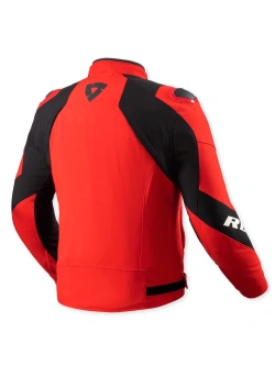 Kurtka motocyklowa tekstylna REV’IT! Hyperspeed 3 H2O czerwono-czarna