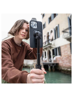 Zestaw: etui na telefon iPhone 17 Pro Max + statyw/selfie stick SPC+ SP Connect