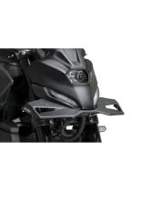 Przednie spoilery Puig Yamaha MT-07/Y-AMT (25-) czarne matowe