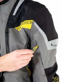 Kurtka motocyklowa damska tekstylna Touratech Companero Rambler Pro szaro-czarno-żółta