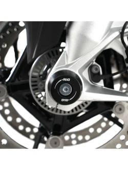 Slidery przedniego zawieszenia R&G Racing BMW S 1000 XR (20-)/ RR (25-)/ R (14-)/ M Sport/ M 1000 RR (21-)/ R (23-) z rolkami APEX Cotton Reels