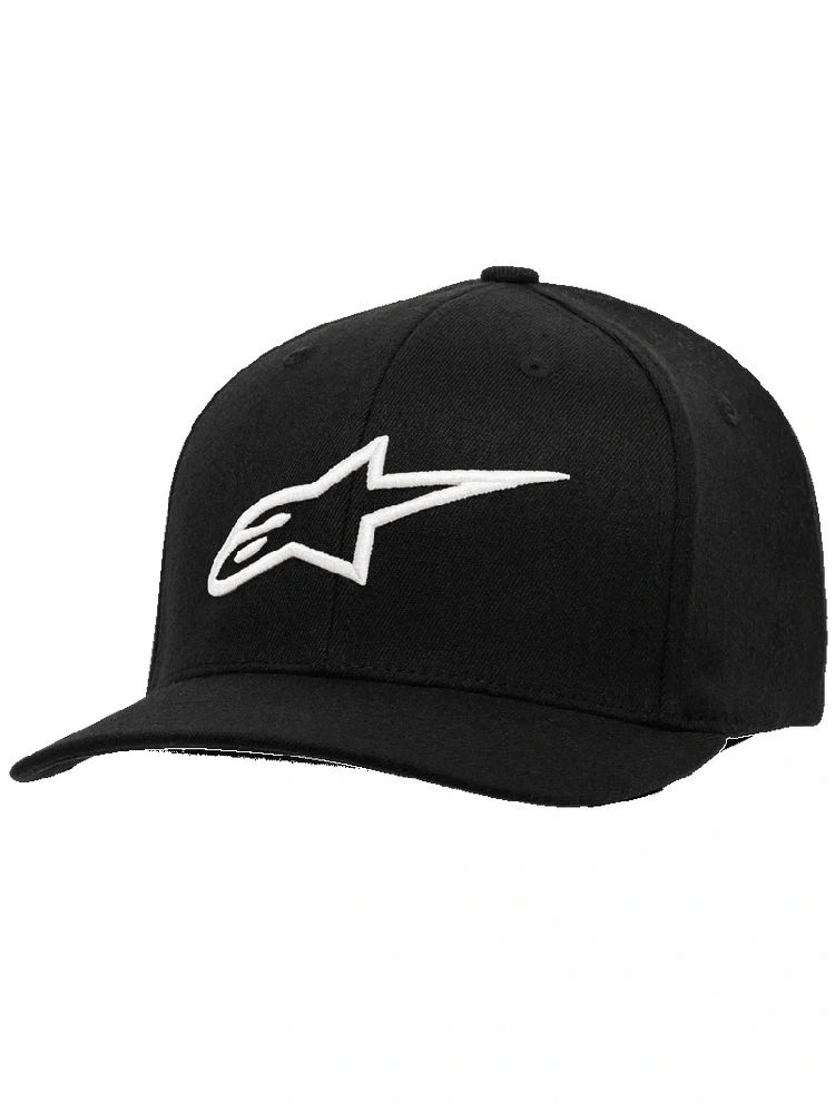 Czapka z daszkiem Alpinestars Ageless Curve czarno-biała