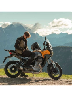 Kurtka motocyklowa tekstylna Modeka Paneo LT brązowo-czarnaa