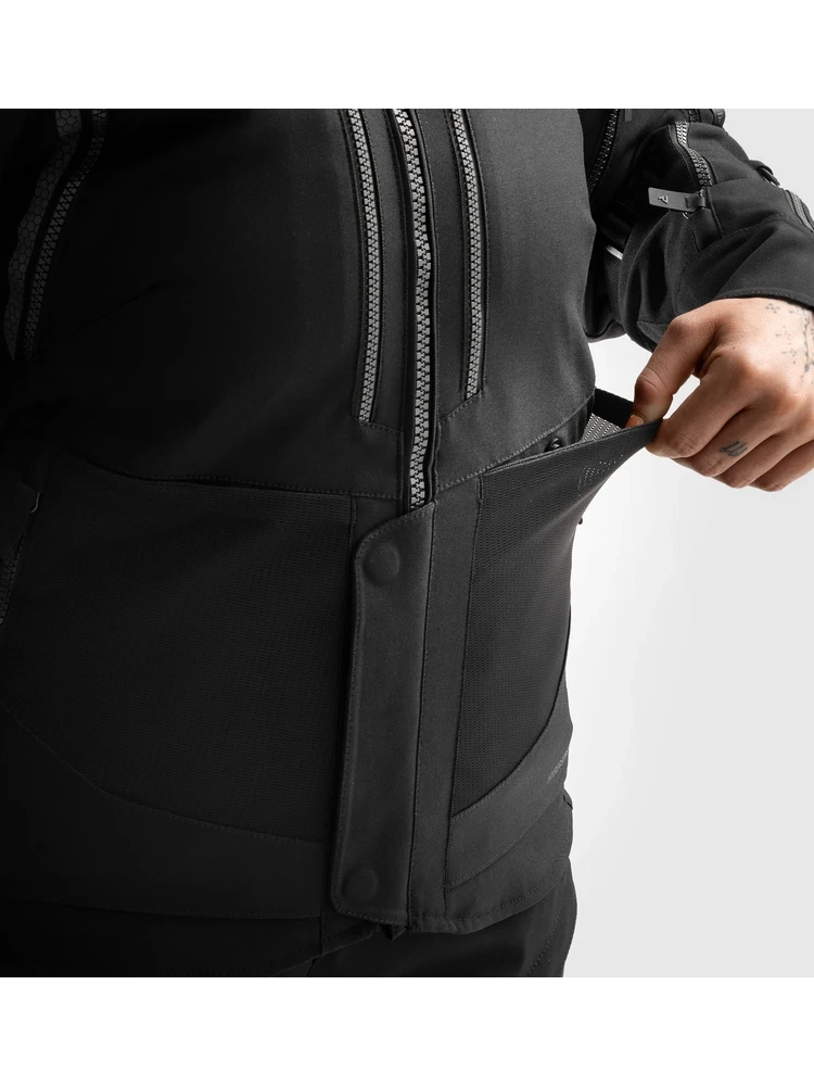 Kurtka motocyklowa damska tekstylna Rebelhorn Hardy 3.0 czarna