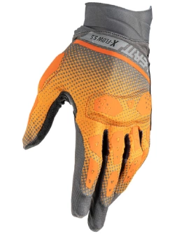 Rękawice cross Leatt X-Flow Short pomarańczowo-szaro-czarne