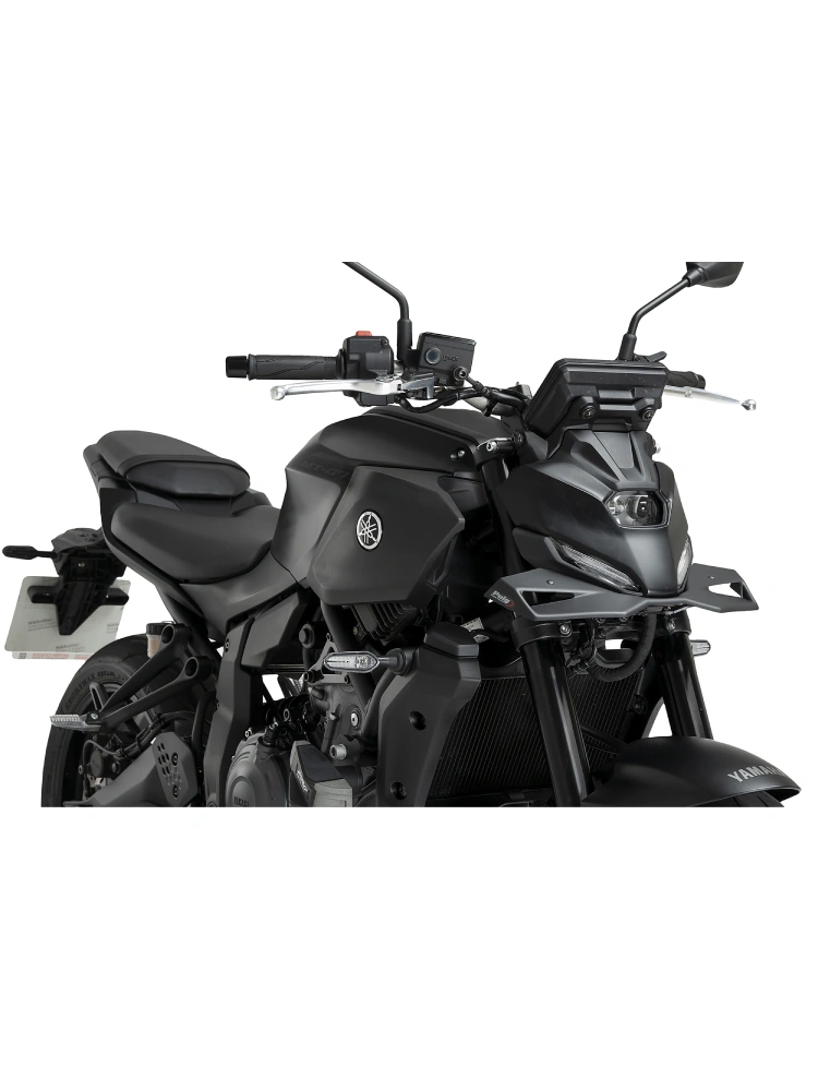 Przednie spoilery Puig Yamaha MT-07/Y-AMT (25-) czarne matowe