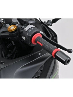Manetki Daytona Products Grippy Grip GGD-Base2 do kierownic o średnicy 22,2 [mm] czarno-czerwone