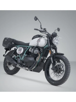 Zestaw sakw bocznych SW-Motech Legend Gear LC2/LC1 ze stelażami Royal Enfield Interceptor Bear 650 (25-) czarne