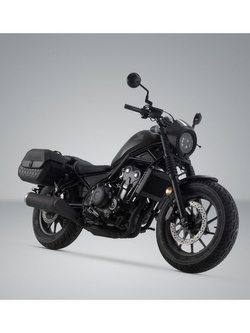 Zestaw sakw bocznych Legend Gear LH 25,5/19,5L i stelaży SLH Sw-Motech Honda CMX500 Rebel (16-)