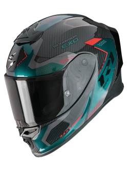 Kask integralny Scorpion EXO-R1 EVO Carbon Air Propel czarno-zielony