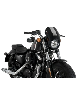 Półowiewka motocyklowa sportowa PUIG Anarchy Harley Davidson Sportster Forty-Eight XL1200X (15-20) czarna
