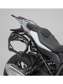 Zestaw: kufry boczne + stelaże EVO ABS Aero System Sw-Motech do BMW R 1200 GS / ADV (04-13) [pojemność: 2 x 25 L]