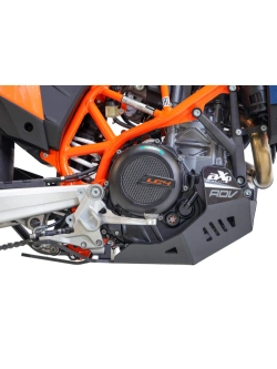 Płyta pod silnik AXP Racing Adventure KTM 690 Enduro R/690 SMC R (26-), Husqvarna 701 Enduro/701 Supermoto (26-) czarna