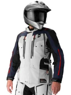 Kurtka motocyklowa tekstylna Shima Hero 3.0 G2 szaro-niebieska