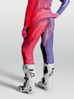Spodnie cross damskie Alpinestars MX Stella Fluid Kepler fioletowo-czerwone