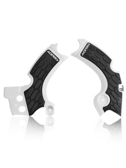 Osłony ramy Acerbis X-Grip Kawasaki KX 250 4T (20)/ 250 F (15-19) biało-czarne