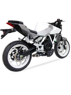 Tłumik motocyklowy IXIL L3XB Hyosung GD 250 EXIV (13-16) czarny