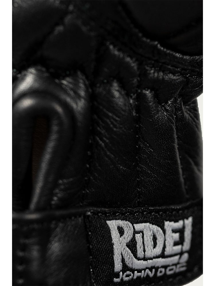 Rękawice motocyklowe skórzane John Doe Durango czarno-szare