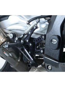 Podnóżki regulowane R&G do BMW S 1000 RR (10-14)/ HP4 (12-14)/ S 1000 R (14-16) czarne