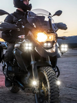Zestaw lamp LED DENALI 2.0 D4 TriOptic z technologią DataDim + żółte soczewki
