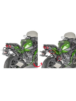 Stelaż GIVI z możliwością szybkiego demontażu pod kufry boczne V35/ V37 Monokey Kawasaki Ninja H2 SX [18-21]