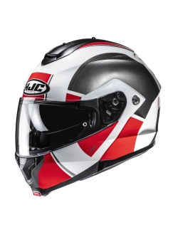Kask szczękowy HJC C91N Jyn biało-czerwony