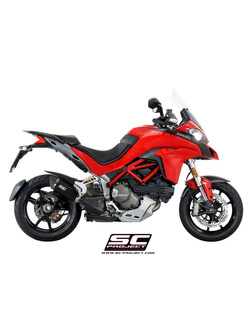 Tłumik SC-Project Oval Carbon / Titanium / Black Stainless Steel - Ducati Multistrada / S [15-17]