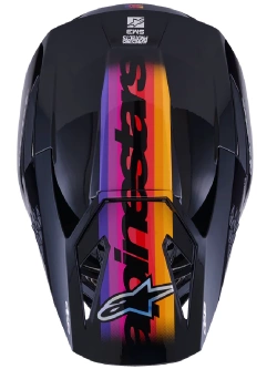 Kask enduro Alpinestars SM3 Force czarno-różowo-pomarańczowy