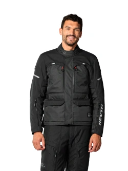 Kurtka motocyklowa tekstylna REV’IT! Outback 5 H2O antracytowo-czarna