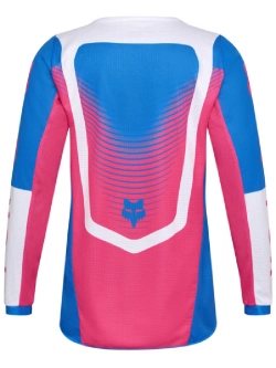 Bluza enduro dziecięca Fox 180 Collect biało-niebiesko-różówa