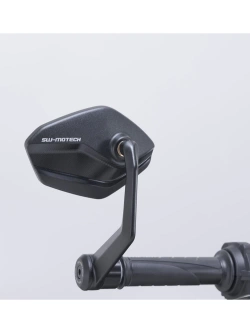 Lusterka na koniec kierownicy SW-Motech Ducati/ Suzuki (wybrane modele) czarne