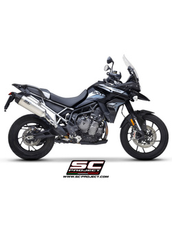 Tłumik SC-Project, X-Plorer II, Titanium / Carbon (Slip-On) - Triumph Tiger 900 [20-22]