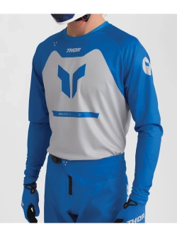 Bluza enduro Thor Ridemode Menace niebieska