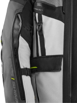 Kurtka motocyklowa tekstylna Shima Tracker szara
