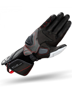 Rękawice motocyklowe Shima ST-3 biało-czerwone