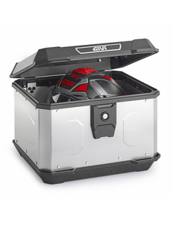 Kufer centralny GIVI Monolock ALP44A ALPINA aluminiowy z systemem Crablock [płyta montażowa w zestawie; pojemność: 44 litry]