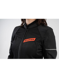 Kurtka motocyklowa damska tekstylna Shima X-Mesh 2.0 czarno-czerwona
