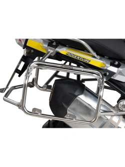 Zestaw: sakwy boczne Soft System Travel + stelaże srebrne + bagażnik Touratech BMW (wybrane modele) [poj.: 2 x 40l]