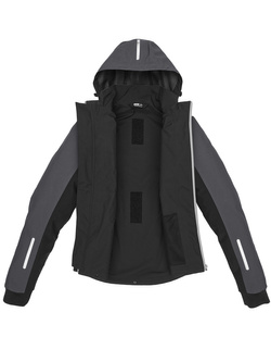 Bluza motocyklowa Spidi Hoodie H2Out II czarno-szaro-czerwona