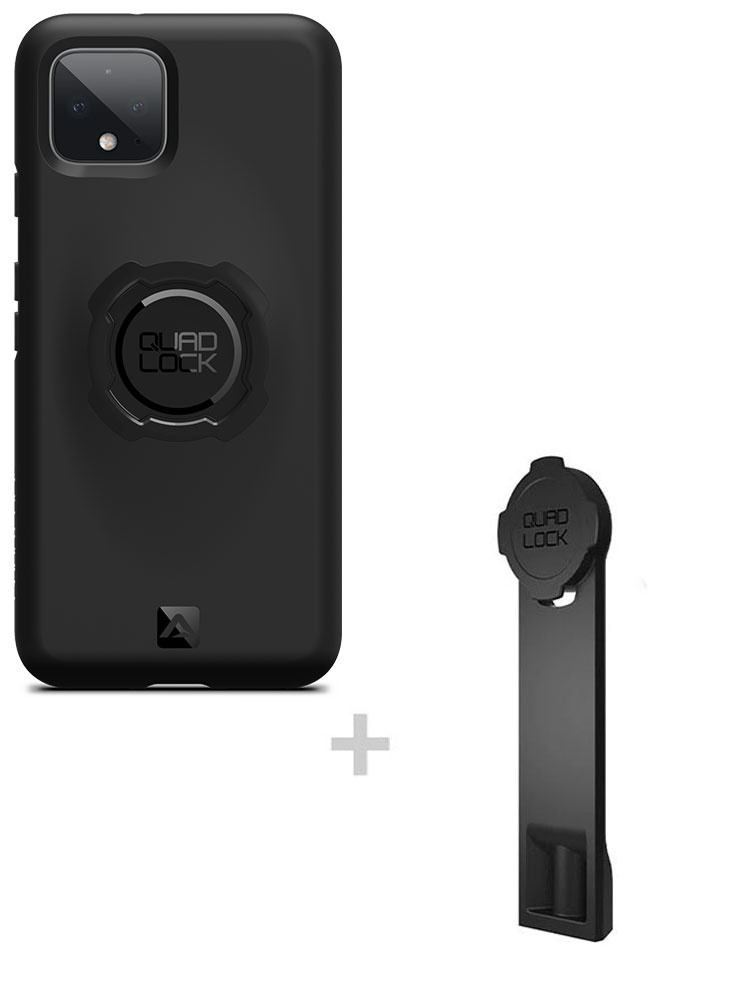 Zestaw: etui na telefon Google Pixel 4 + adapter do statywu Quad Lock