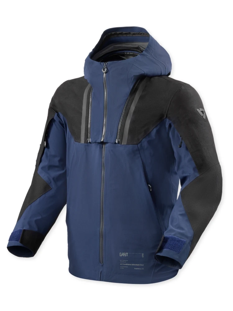 Kurtka enduro REV’IT! Component 3 H2O czarno-niebieska