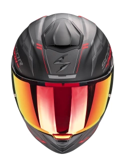 Kask integralny Scorpion EXO-530 AIR Slope czarno-czerwony matowy