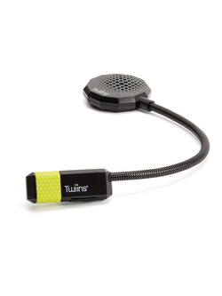 Zestaw słuchawkowy Twiins HF1 Dual 5.0 do kasku motocyklowego, mocowany na rzep