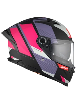 Kask integralny MT Braker SV Chento czarno-różowy matowy