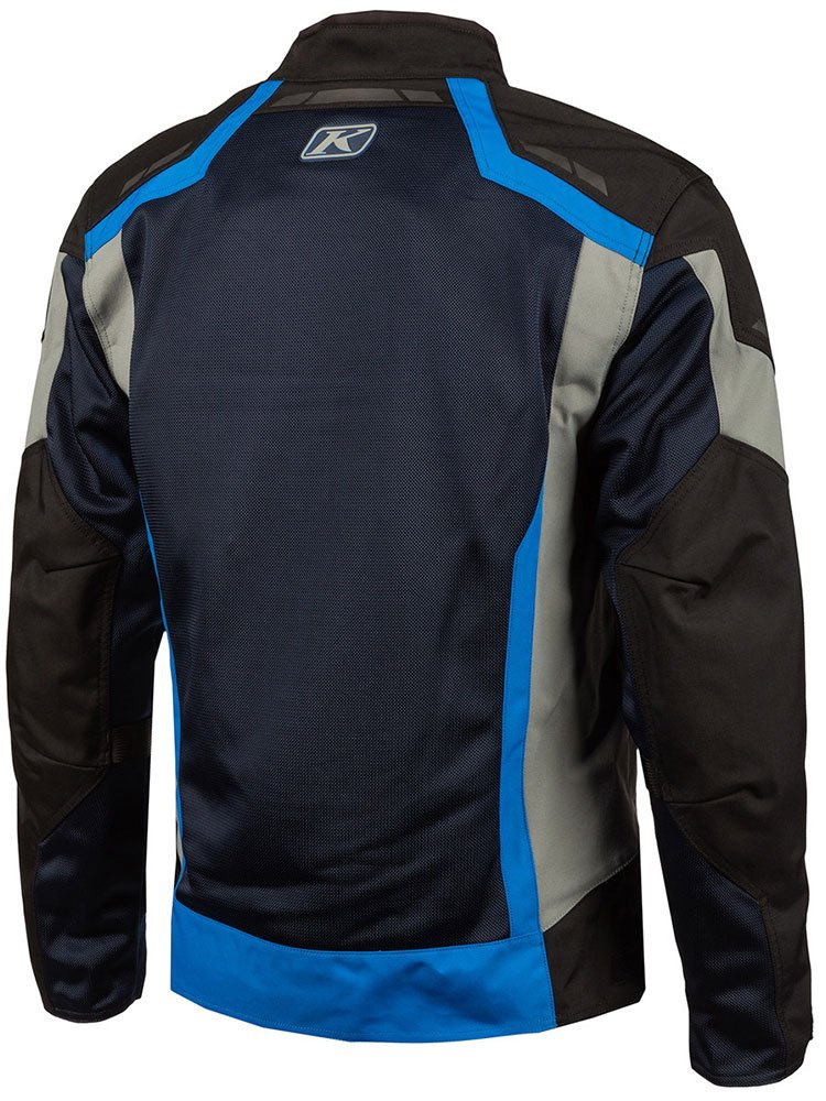 Kurtka motocyklowa tekstylna Klim Induction czarno-niebieska