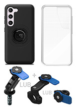 Zestaw na motocykl: etui MAG na telefon Samsung Galaxy S23 (magnetyczne), wodoodporny pokrowiec MAG oraz mocowanie